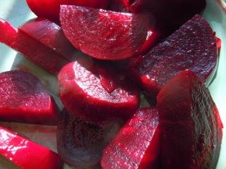 Red Beets, Chopped