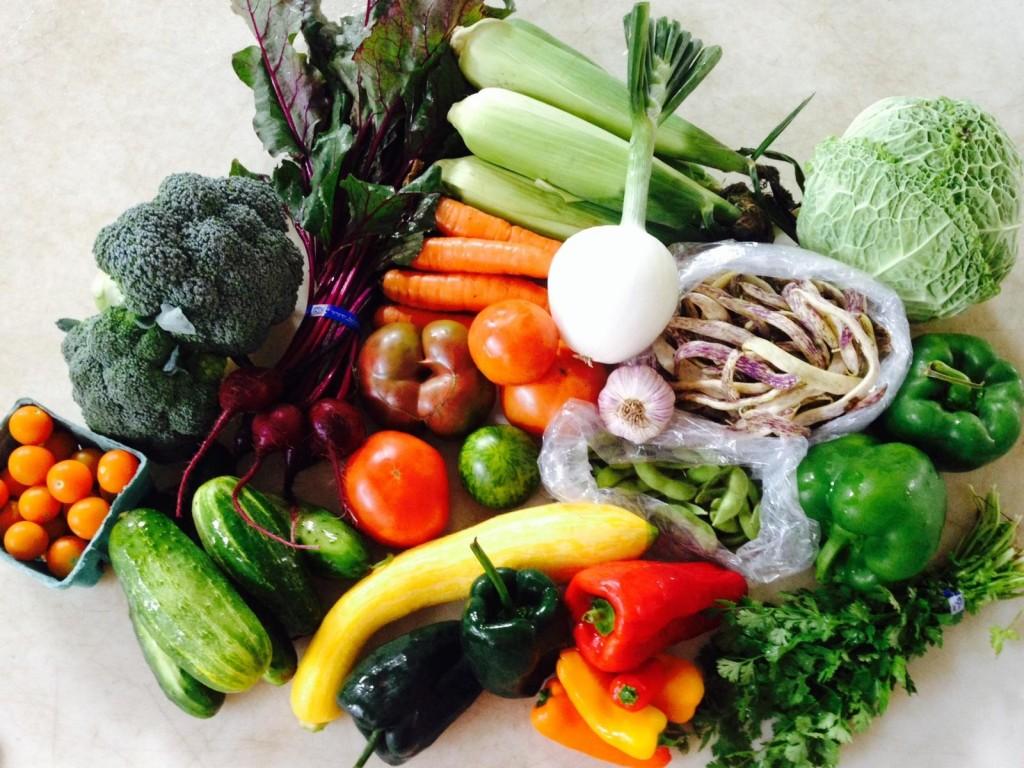 CSA, organic vegetables